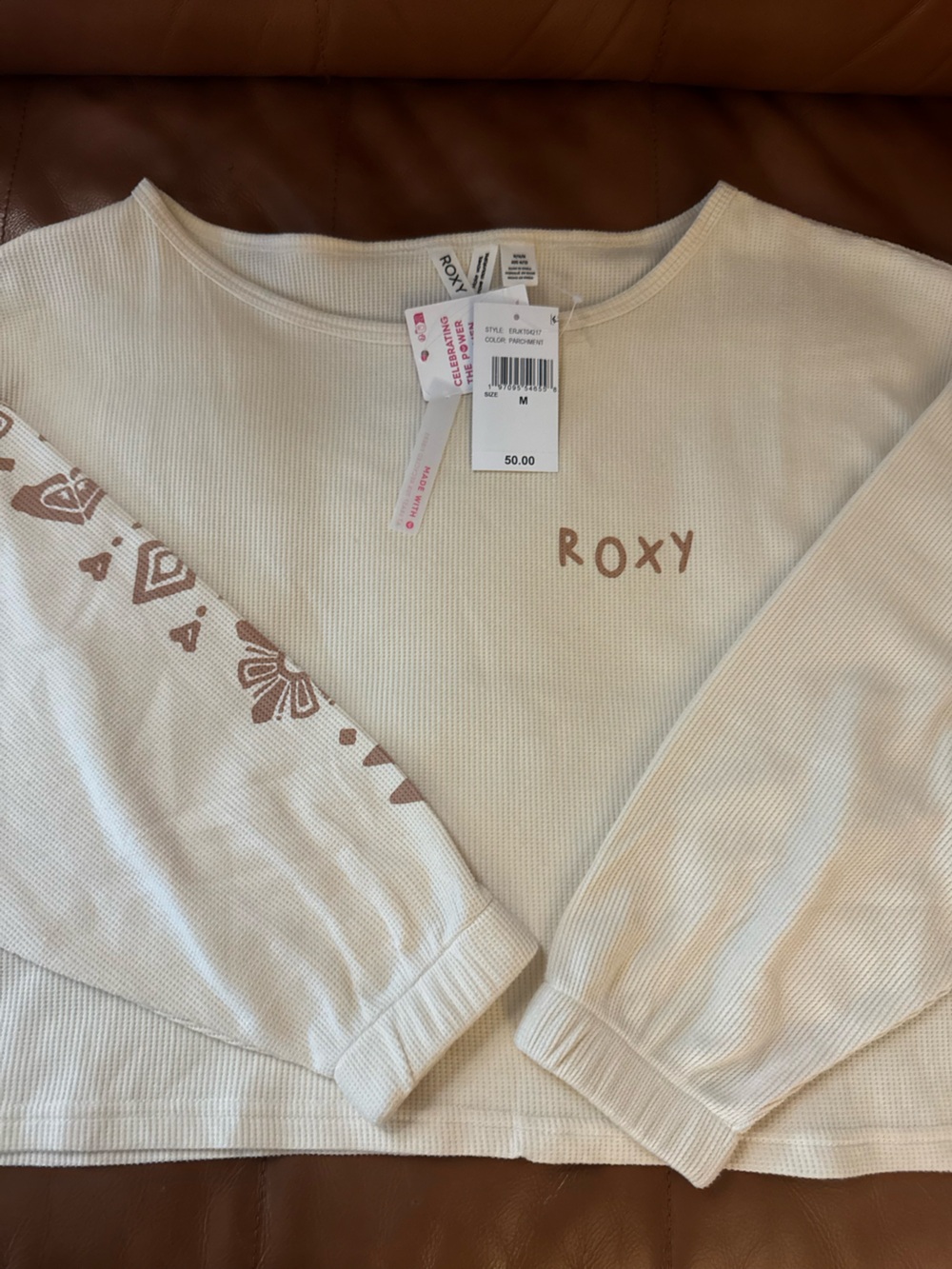 Roxy Soft Ribbed Long-Sleeve Top